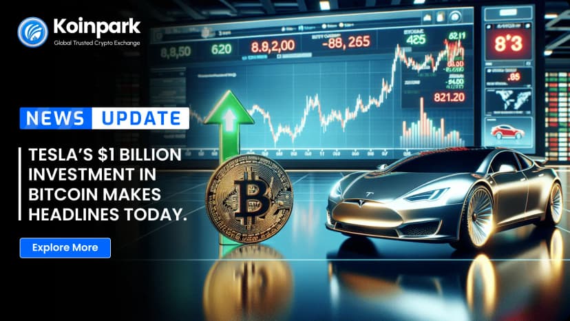 Tesla’s $1 billion Investment in Bitcoin makes headlines today.