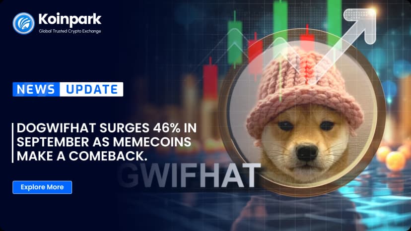 Dogwifhat Surges 46% in September as Memecoins Make a Comeback.