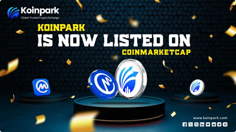 Celebrating Koinpark's Listing on CoinMarketCap: A Milestone Achievement
