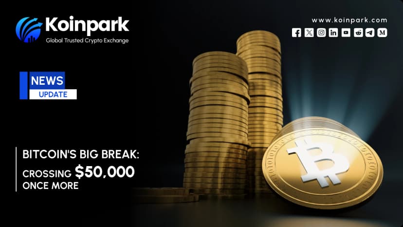 Bitcoin's Big Break: Crossing $50,000 Once More
