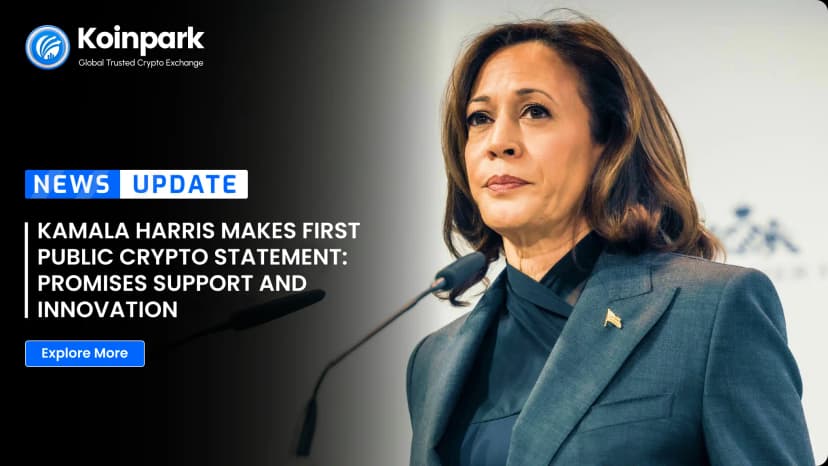 Kamala Harris Makes First Public Crypto Statement: Promises Support and Innovation