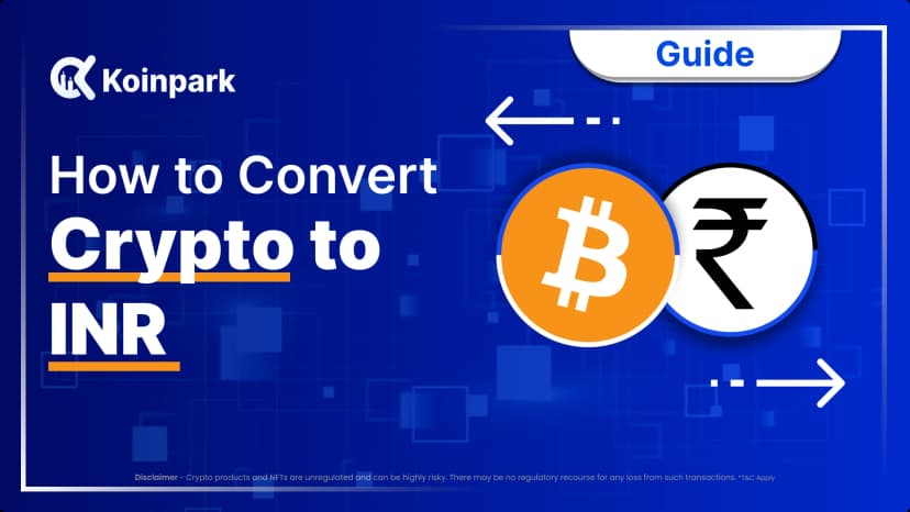 How to Convert Crypto to INR 
