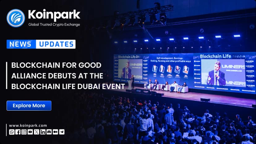 Blockchain for Good Alliance debuts at the Blockchain Life Dubai event