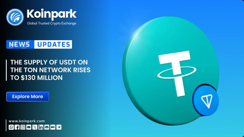 The supply of USDT on the Ton network rises to $130 million