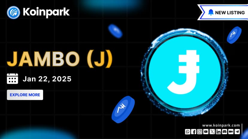 Jambo (J) is Now Live on Koinpark’s INR Market