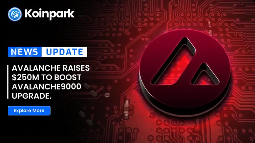 Avalanche Raises $250M to Boost Avalanche9000 Upgrade.