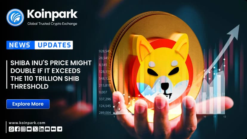 Shiba Inu's price might double if it exceeds the 110 trillion SHIB threshold