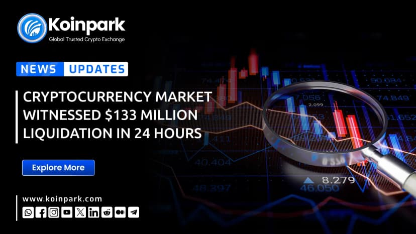 Cryptocurrency Market witnessed $133 Million Liquidation in 24 hours