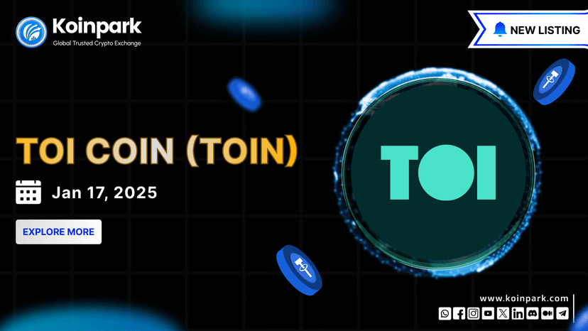 TOI COIN (TOIN) is Now Live on Koinpark’s USDT Market