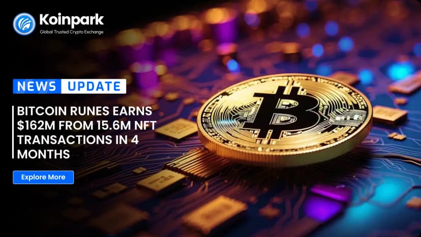 Bitcoin Runes Earns $162M from 15.6M NFT Transactions 