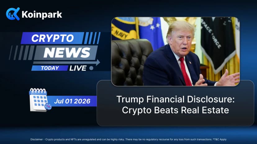 Trump Financial Disclosure: Crypto Beats Real Estate