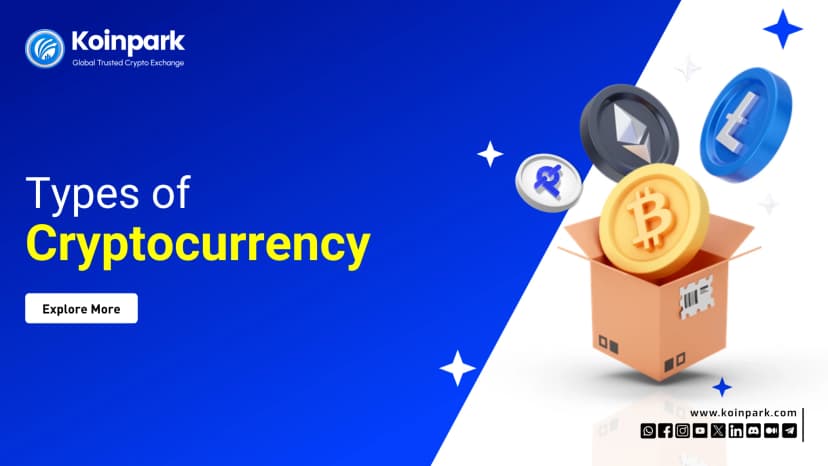 Types of  Cryptocurrency