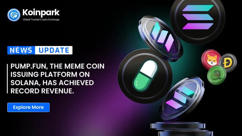 Pump.fun, the meme coin issuing platform on Solana, has achieved record revenue.
