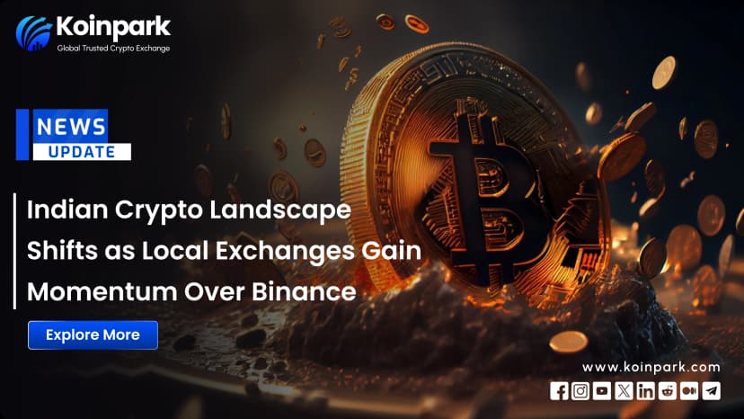 Indian Crypto Landscape Shifts as  Local Exchanges Gain Momentum Over Binance
