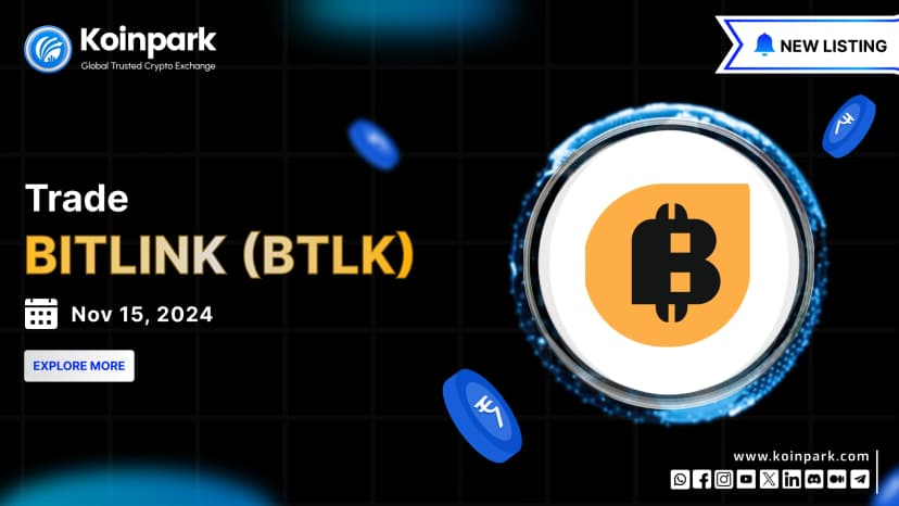 Bitlink (BTLK) is Now Live on Koinpark’s INR Market