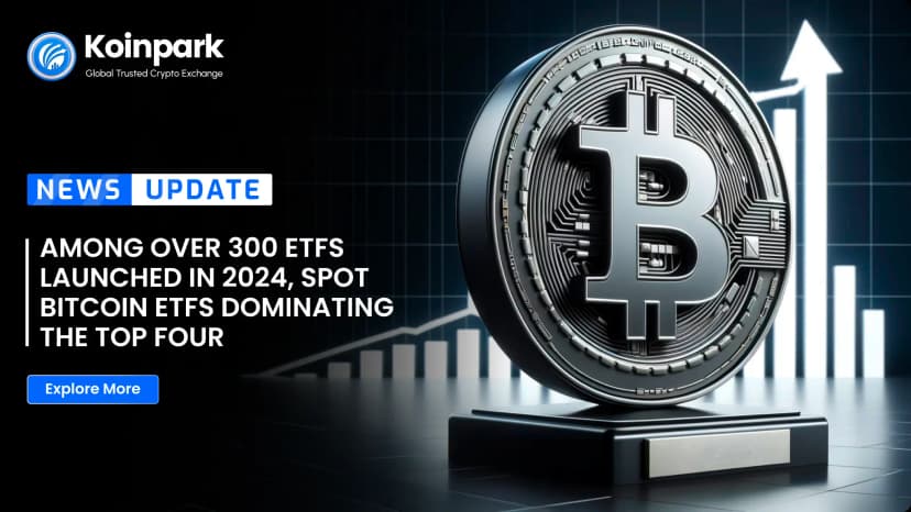 Among Over 300 ETFs Launched in 2024, Spot Bitcoin ETFs Dominating the Top Four