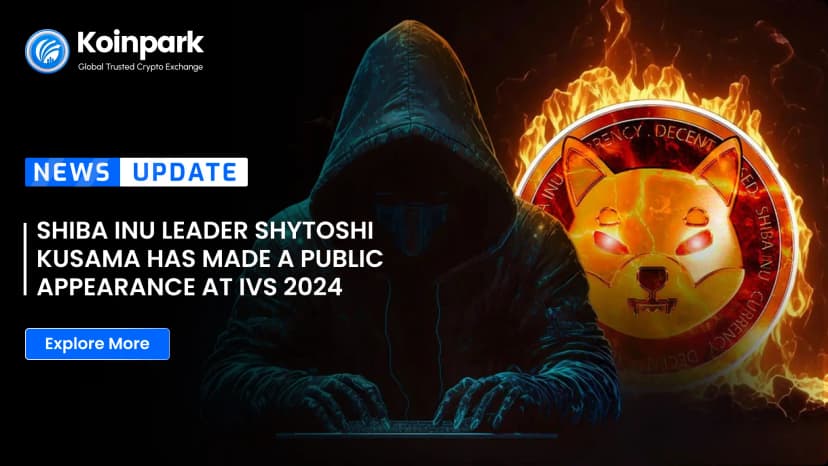 Shiba Inu Leader Shytoshi Kusama has made a public appearance at IVS 2024