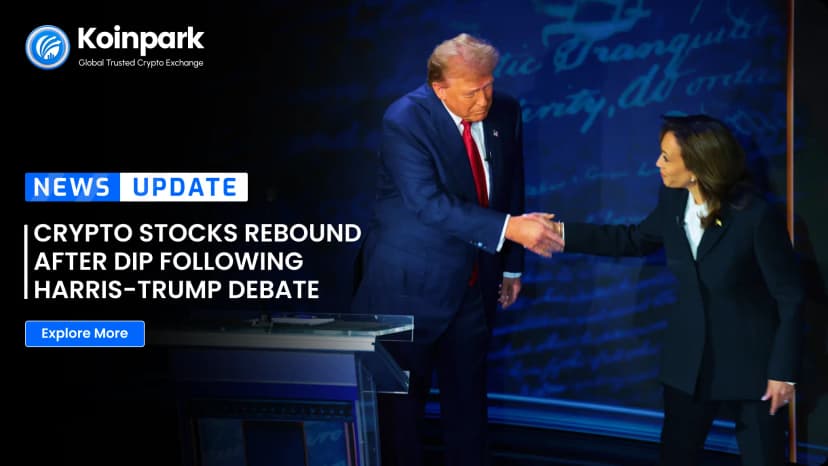 Crypto Stocks Rebound After Dip Following Harris-Trump Debate