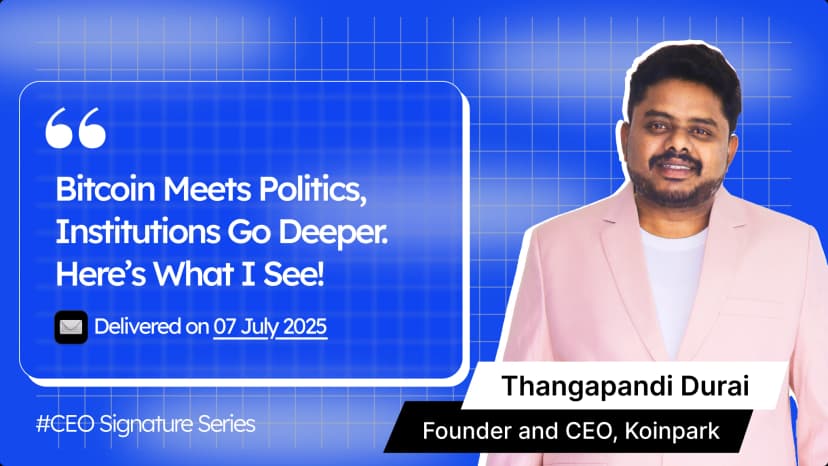 Bitcoin Meets Politics, Institutions Go Deeper - Here’s What I See