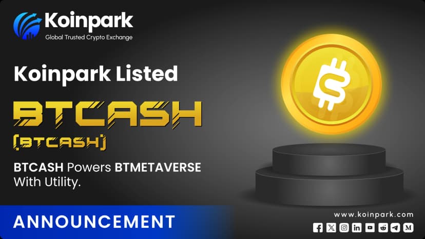 BTCASH Token Listed on Koinpark