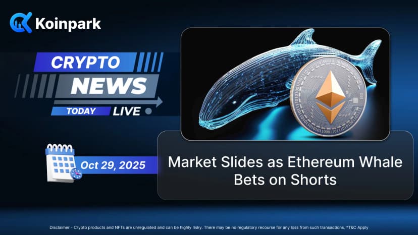 Live Crypto News Today [Oct 29, 2025]