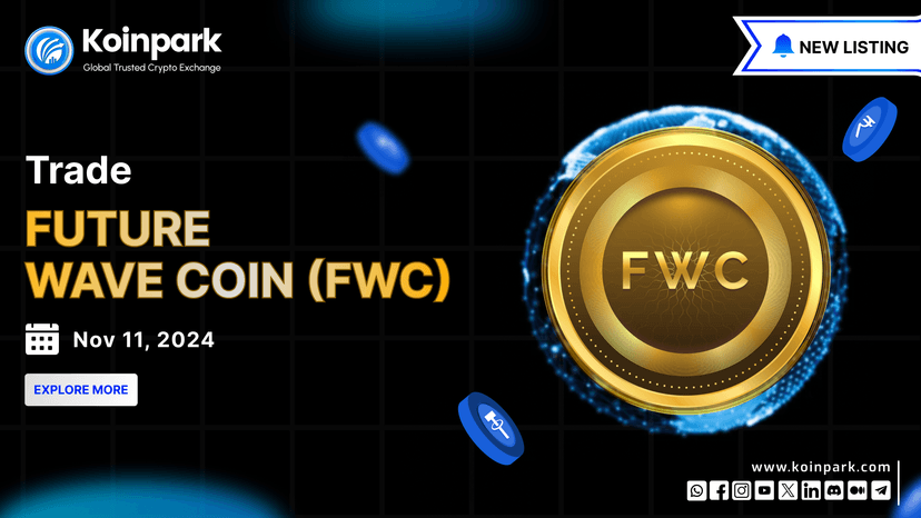 Future Wave Coin (FWC) is Now Live on Koinpark’s INR and USDT Markets