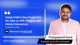 Inside India’s New Crypto Era: My Take on XRP, Polygon, and Market Momentum
