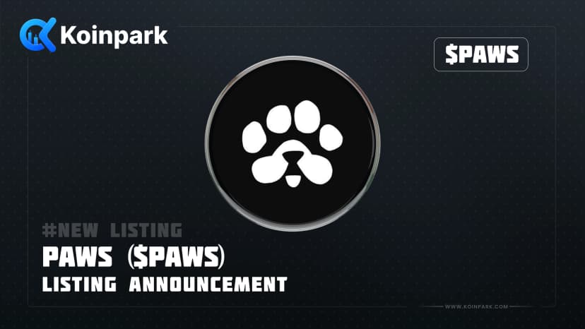 Paws ($PAWS) Gets Listed on Koinpark