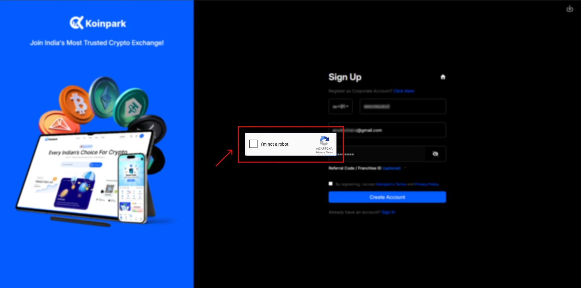 Sign Up