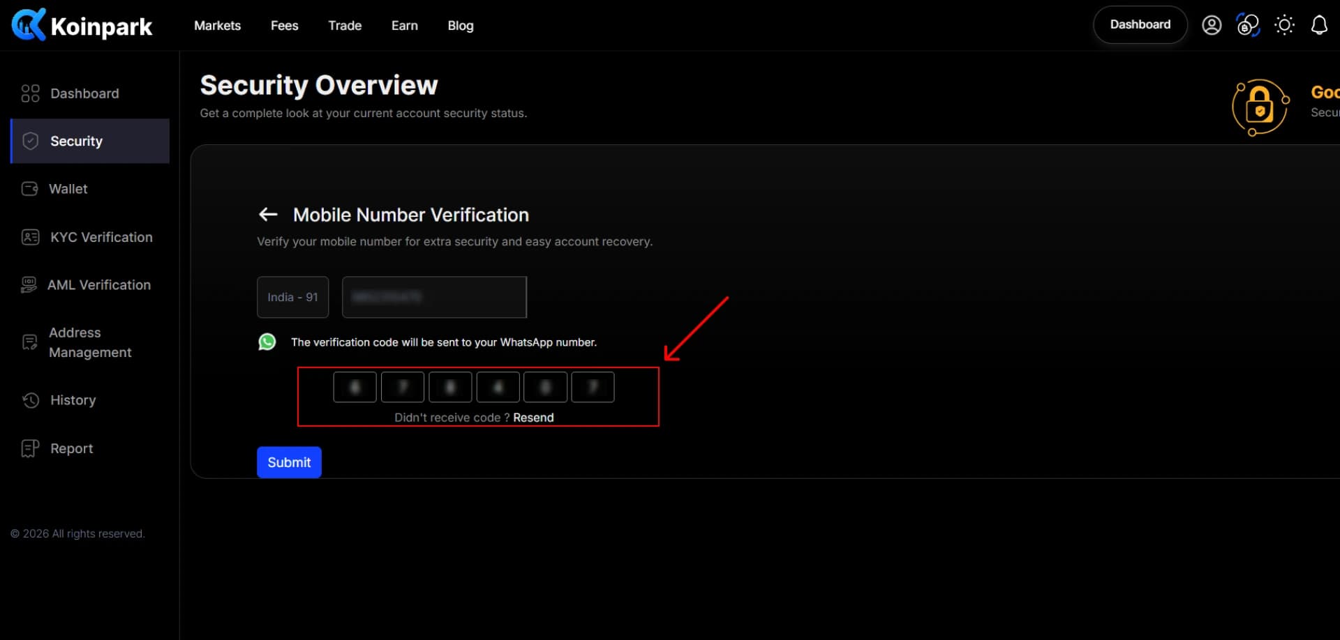 Mobile Number Verification