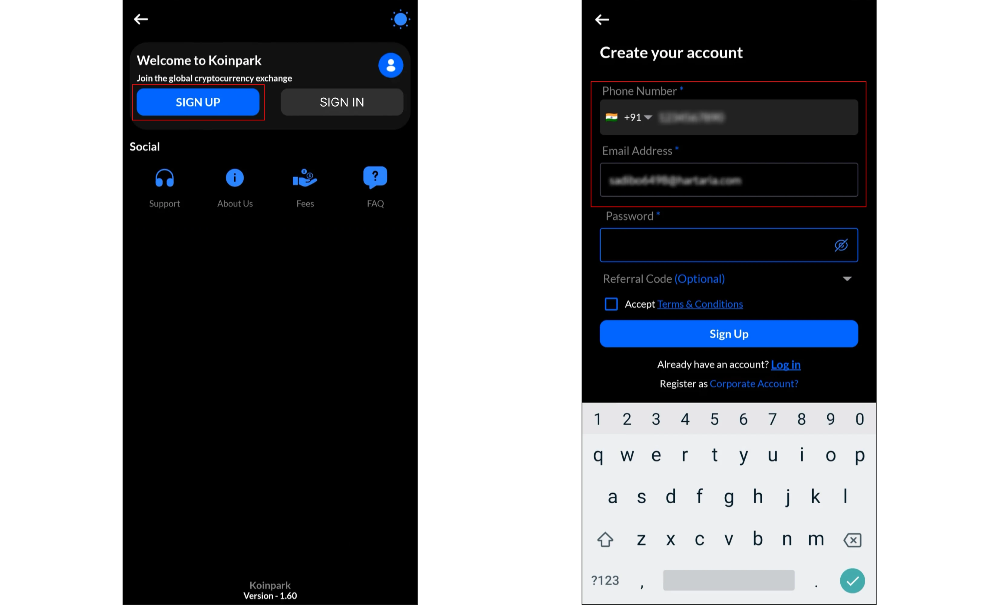 How to Create a Personal Account on Koinpark?